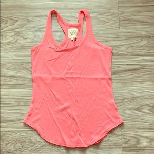 Pink workout top